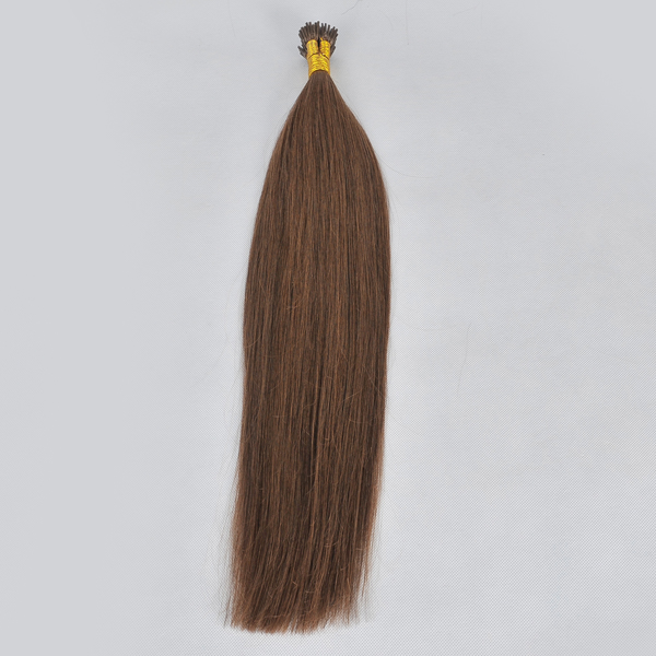 22inch straight I-tip brown hair extensions JL14